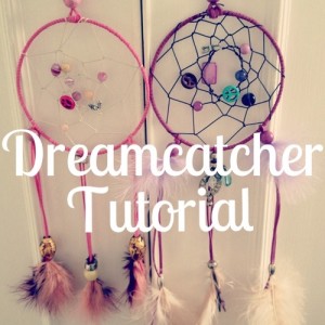 Hướng dẫn làm Dreamcatcher từ dây da lộn, hạt gỗ, lông vũ, dây cói…