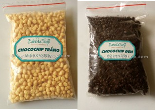 Chocochip – nguyên liệu làm bánh cookies