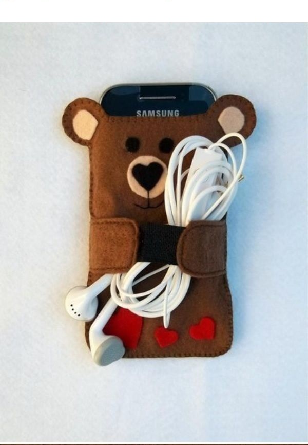  Bao điện thoại siêu hình gấu cute